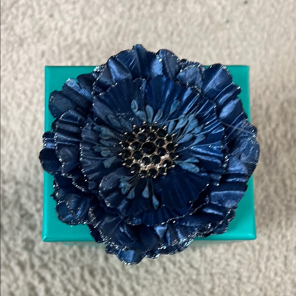 Tieks by Gavrieli Teal Box with Blue Flower
